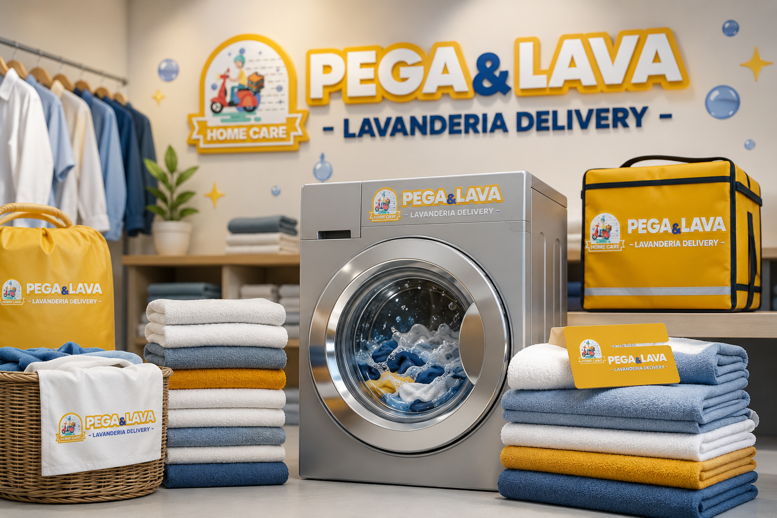 Lavanderia Pega e Lava Delivery